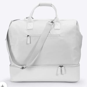 White travel bag